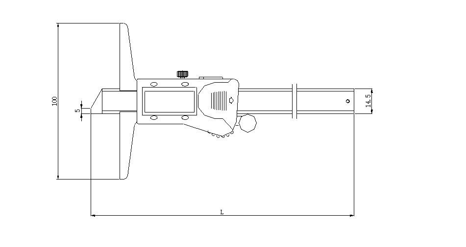 防水數(shù)顯深度尺